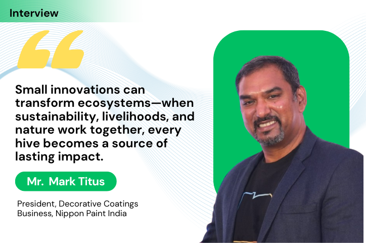 Painting a Greener Future: How Nippon Paint and Humble Bee Are Reviving India’s Beekeeping Ecosystem